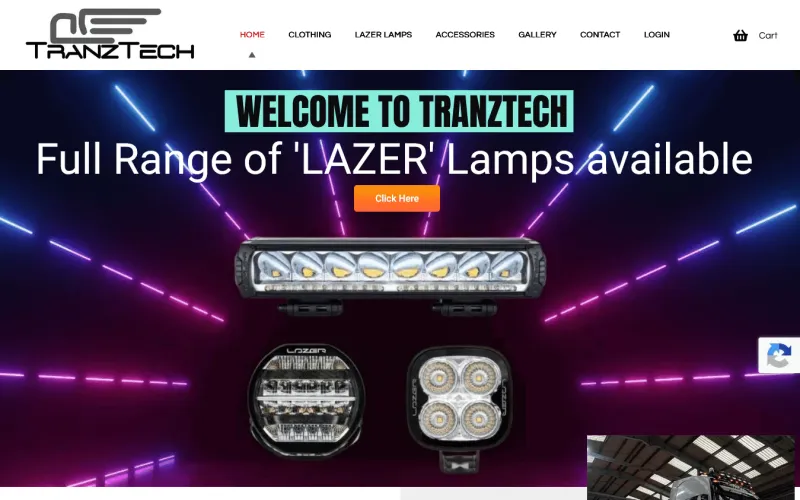 TRANZ TECH LIMITED website homepage
